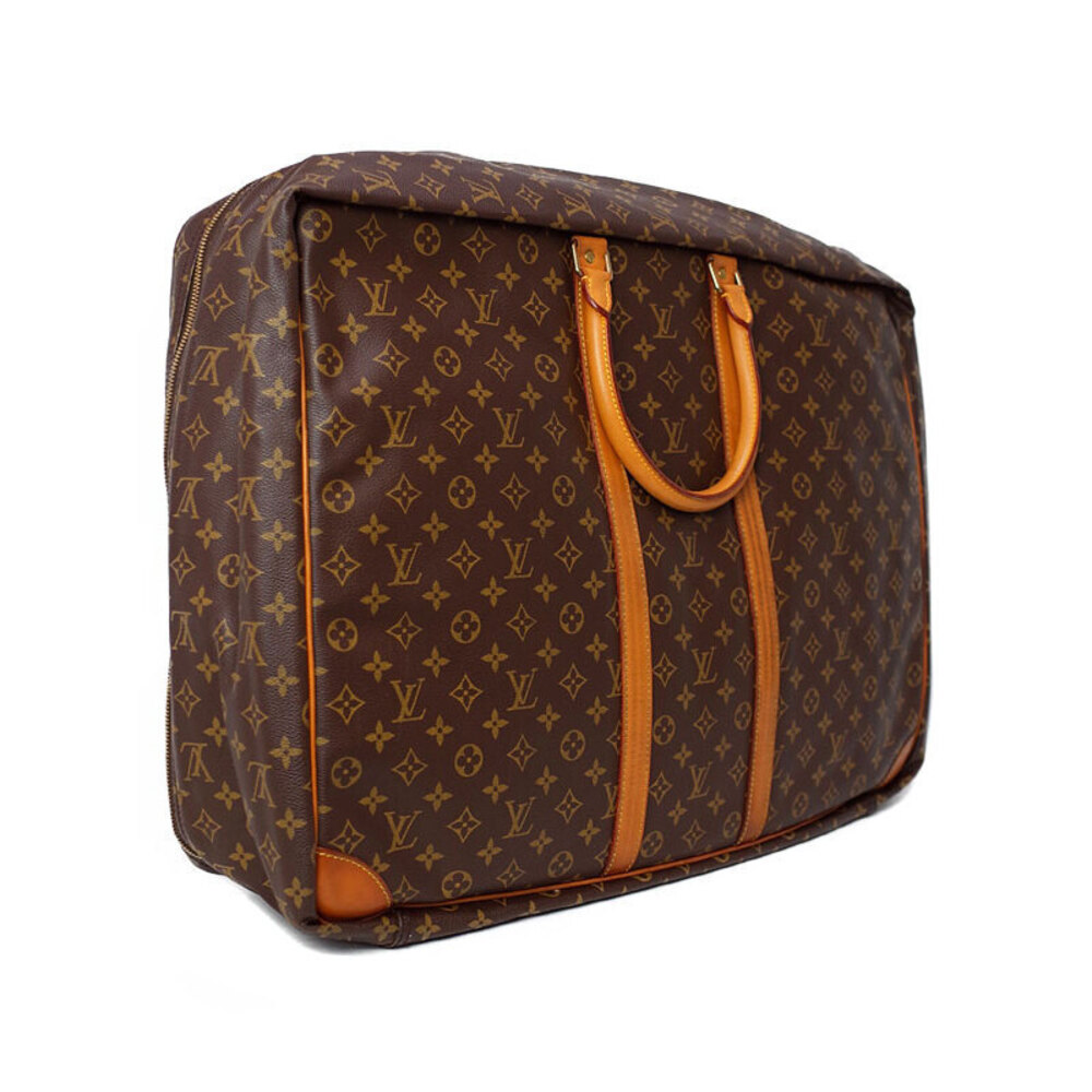 Louis Vuitton Brown Bag Leather Sirius Boston Monogram